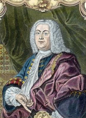 Johann Christoph Gottsched 1700 1766 Schriftsteller Dramaturg und Literaturtheoretiker Dramat-stock-foto