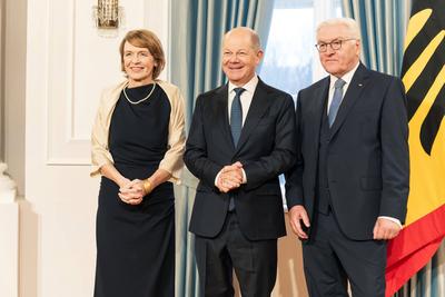 News Themen der Woche KW02 News Bilder des Tages 10.01.2025,Berlin,Neujahrsempfang beim Bundespr?sident Frank-Walter Ste-stock-photo