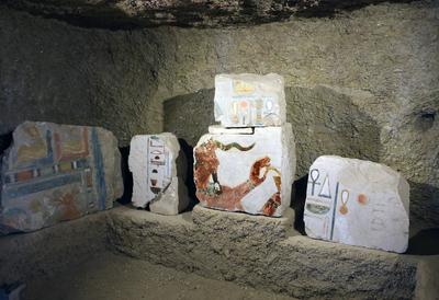 New archaeological discovery in Luxor, Egypt-stock-photo