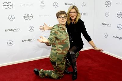 Berlin Rolf Scheider und Maren Gilzer auf der Mercedes-Benz Fashion Week Berlin am 20.01.2016 in Berlin. Foto:Christina-stock-foto