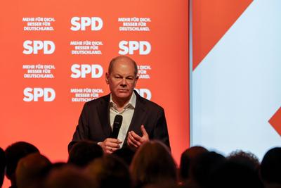 Bundestagswahlkampf 2025 --stock-foto