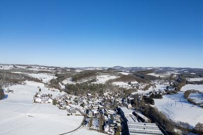 Winter im Siegerland-stock-foto