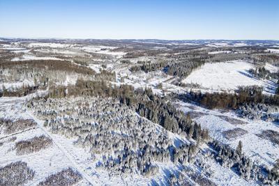 Winter im Siegerland-stock-foto