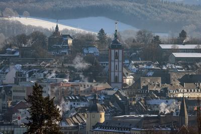 Winter im Siegerland-stock-foto