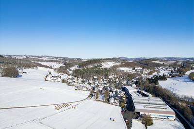Winter im Siegerland-stock-foto