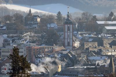 Winter im Siegerland-stock-foto