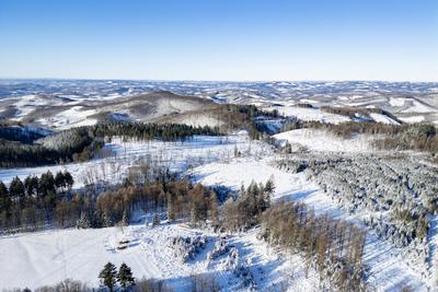 Winter im Siegerland-stock-foto