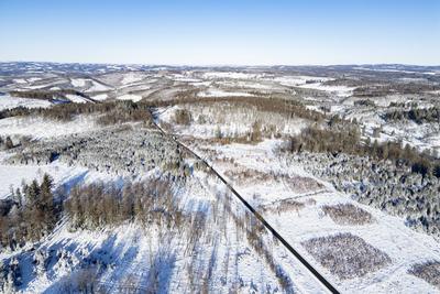 Winter im Siegerland-stock-foto
