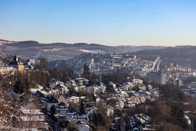 Winter im Siegerland-stock-foto