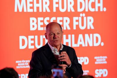 Bundestagswahlkampf 2025 --stock-foto