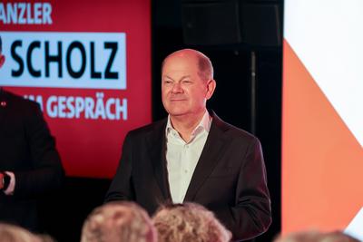 Bundestagswahlkampf 2025 --stock-foto