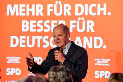 Bundestagswahlkampf 2025 --stock-foto