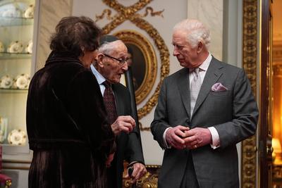 King Charles at Holocaust Memorial Day reception-stock-photo