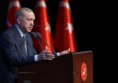 Turkish President Recep Tayyip Erdogan participates in the Year of the Family promotion program-stock-foto