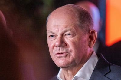 Wahlkampftour der SPD-stock-foto