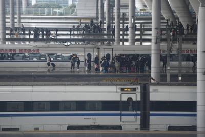 2025 Spring Festival Travel Rush Kicked Off-stock-foto
