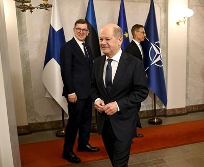 Summit of the Baltic Sea NATO countries in Helsinki-stock-foto