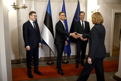 Summit of the Baltic Sea NATO countries in Helsinki-stock-photo