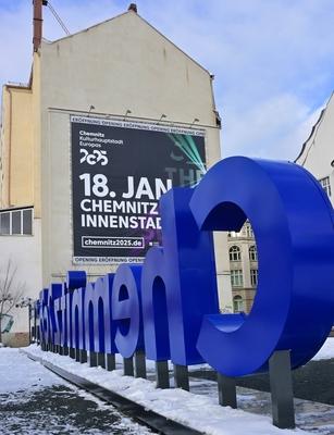 Chemnitz - Europ?ische Kulkturhauptstadt 2025 vor der Er?ffnung-stock-foto