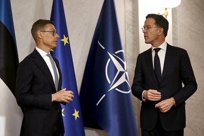 Summit of the Baltic Sea NATO countries in Helsinki-stock-foto