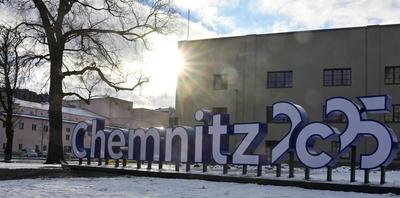 Chemnitz - Europ?ische Kulkturhauptstadt 2025 vor der Er?ffnung-stock-foto