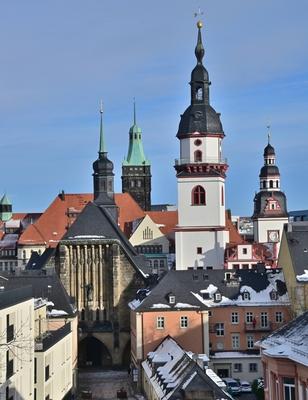 Chemnitz - Europ?ische Kulkturhauptstadt 2025 vor der Er?ffnung-stock-foto