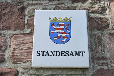 Standesamt, Frankfurt-H?chst, Hessen, Deutschland-stock-foto