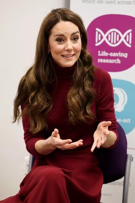 Kate Middleton at The Royal Marsden Hospital in London-stock-photo