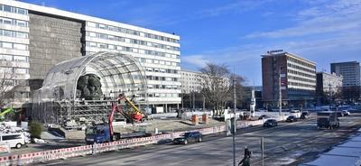 Chemnitz - Europ?ische Kulkturhauptstadt 2025 vor der Er?ffnung-stock-foto