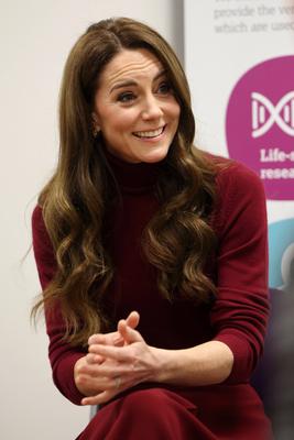 Kate Middleton at The Royal Marsden Hospital in London-stock-photo