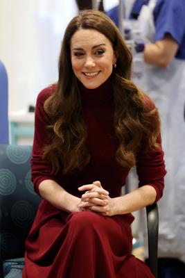 Kate Middleton at The Royal Marsden Hospital in London-stock-photo