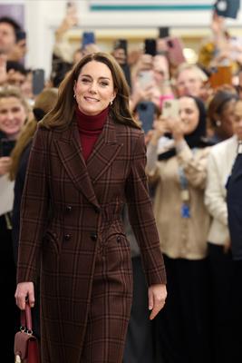 Kate Middleton at The Royal Marsden Hospital in London-stock-photo