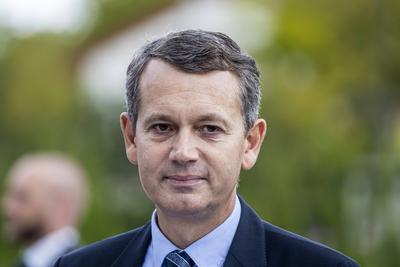 Christoph Werner, Vorsitzender der dm-Gesch?ftsf?hrung. Die Kampagne CLEVERL?ND Zusammen Energie sparen ruft in einem br-stock-foto