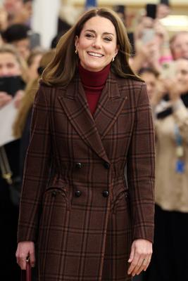 Kate Middleton at The Royal Marsden Hospital in London-stock-photo