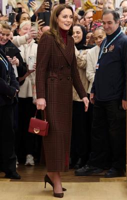 Kate Middleton at The Royal Marsden Hospital in London-stock-photo