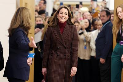 Kate Middleton at The Royal Marsden Hospital in London-stock-photo