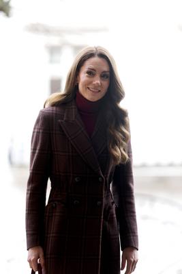 Kate Middleton at The Royal Marsden Hospital in London-stock-photo