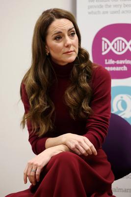 Kate Middleton at The Royal Marsden Hospital in London-stock-photo