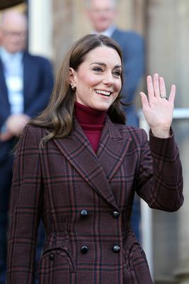 Kate Middleton at The Royal Marsden Hospital in London-stock-photo