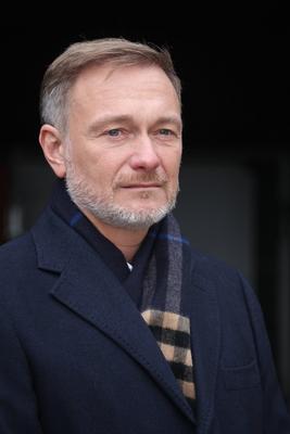 FDP-Wahlkampf: Christian Lindner tourt  durch Niedersachsen-stock-foto