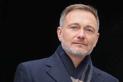 FDP-Wahlkampf: Christian Lindner tourt  durch Niedersachsen-stock-foto