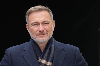 FDP-Wahlkampf: Christian Lindner tourt  durch Niedersachsen-stock-foto