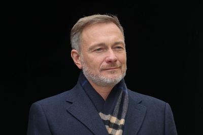 FDP-Wahlkampf: Christian Lindner tourt  durch Niedersachsen-stock-foto
