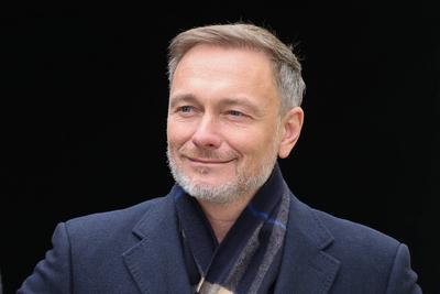 FDP-Wahlkampf: Christian Lindner tourt  durch Niedersachsen-stock-foto