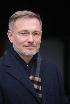 FDP-Wahlkampf: Christian Lindner tourt  durch Niedersachsen-stock-foto