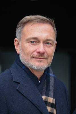 FDP-Wahlkampf: Christian Lindner tourt  durch Niedersachsen-stock-foto