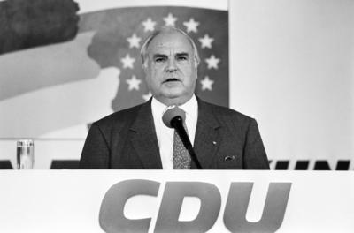 CDU-Bundestagswahlkampf-stock-photo