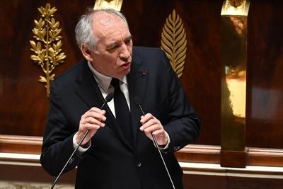 Prime Minister Francois Bayrou' speech of general politic in front of the French National Assembly-stock-foto