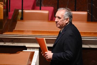 Prime Minister Francois Bayrou' speech of general politic in front of the French National Assembly-stock-foto