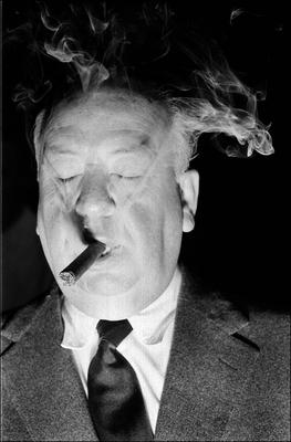 Alfred Hitchcock (1899-1980), American director,-stock-photo